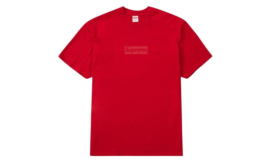 Supreme Tonal Box Logo Tee in red